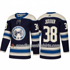 Columbus Blue Jackets Boone Jenner 38 Adidas 2018-2019 Alternate Authentic Shirt - Mannen